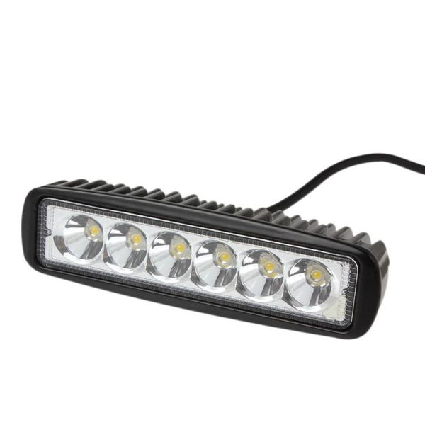 

led work light bar spotlight 18w 12v universal auto motorcycle truck boat tractor trailer offroad working light car accessories