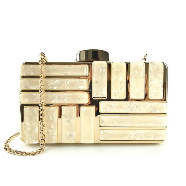 

women acrylic decoration clutches evening chain crossbody bags party handbag fashion womens bags wallet clutch evening bag