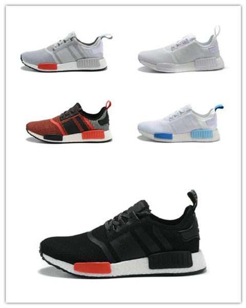 

2019 brand classic nmd r1running shoes breathable low-sports trend three-color og classic wild board men and women shoes socks