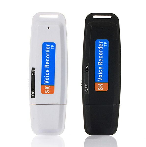 Nuovo arrivo U-Disk Digital Audio Voice Recorder Pen caricatore USB Flash Drive fino a 32 GB Micro SD TF Alta qualità