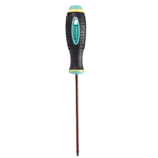 

nonslip handle grip 100mm long t9 torx point magnetic tip screwdriver