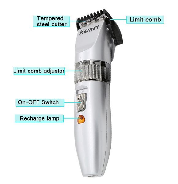 

kemei 27c rechargeable round hair clippers hair cutting maquina de cortar cabel clipper styling tools