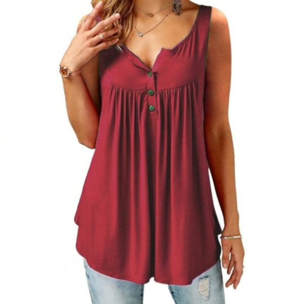 Summer Women Lady Tops V-Neck Casual Short Sleeve Blouse Loose T-Shirt Plus Size