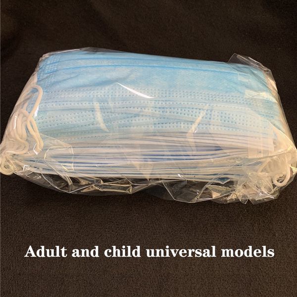 

disposable masks 3 layers ear-hanging dust-proof masks anti-fog family-use protective masks for men and women and children universal