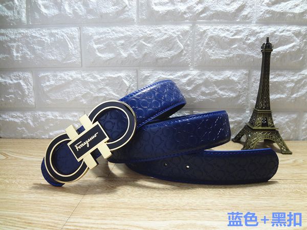

2019 luxury belt fashion brand belt men's and women's brand designer belts gold buckles party jeans + with box, Blue;purple