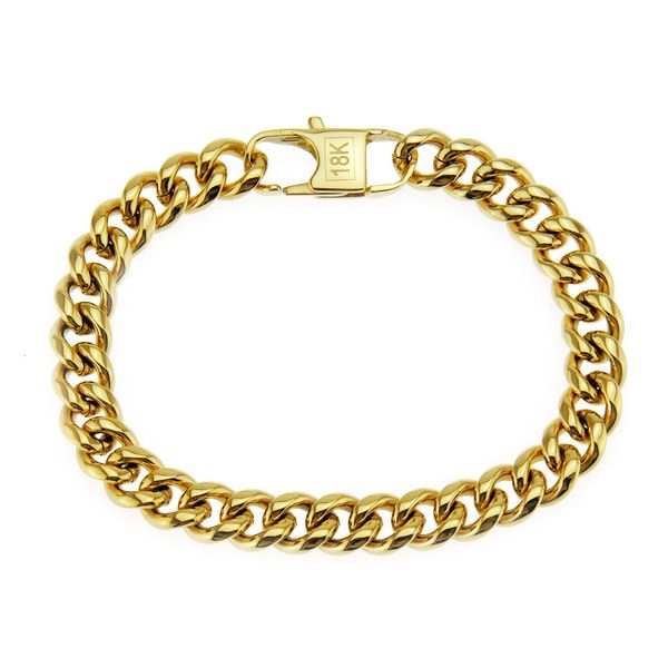 

hip-hop concise cuba chain man trendsetter bracelet width design accessories genuine bridal silver rhinestone bracelet men bracelets, Black