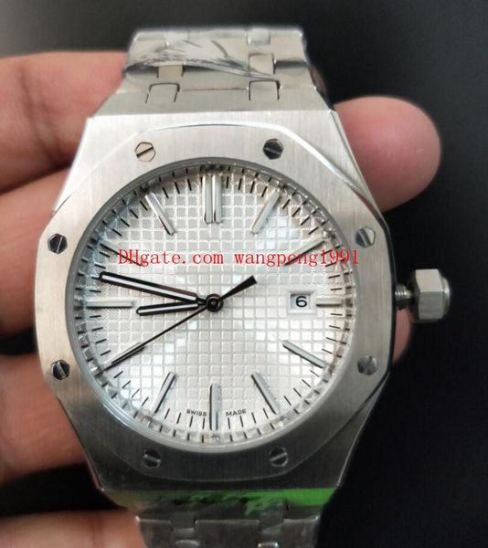 

10 colour selling watch 41mm black dial 15400 15400st15400sr asia transparent mechanical automatic men men's watches, Slivery;brown