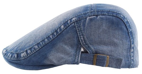 

новый человек 10 шт. / лот регулируемый человек peaked caps джинсовая шапка черный и синий, Blue;gray