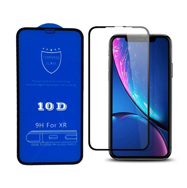 

iphone 7 8 6 6s x xr xs max 10d full coverage protective glass screen protector apple iphone 11 p front film