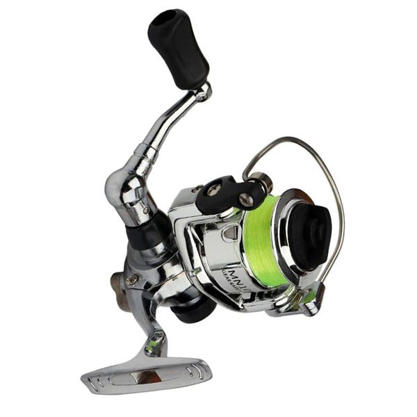 

mini smooth fishing reel steel bait casting fishing reels w/ metal wire cup