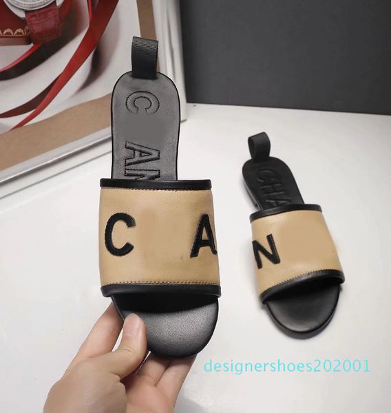 

slippers sandals designer shoes flat sandals flip flops fashion sneakers sandals send beautiful box by shoe d01, Black