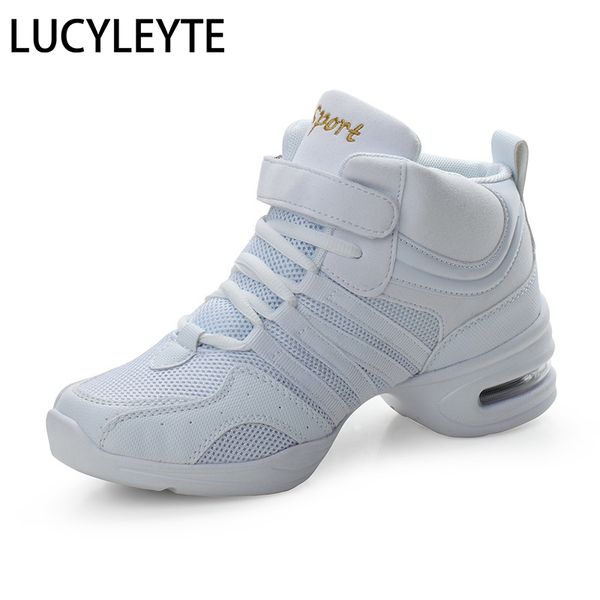 

2019 sports feature soft outsole breath dance shoes sneakers for woman practice shoes modern dance jazz discount high shoe