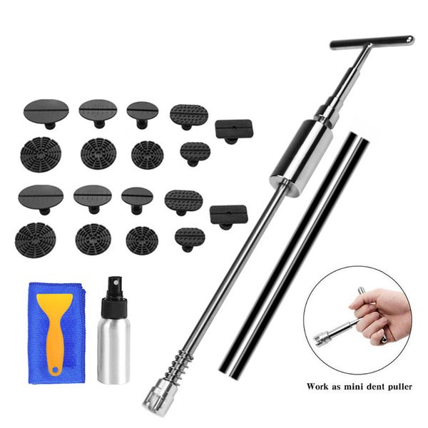 

pdr for car body paintless dent repair dent puller kit removal slide hammer glue sticks glue tabs hail damage