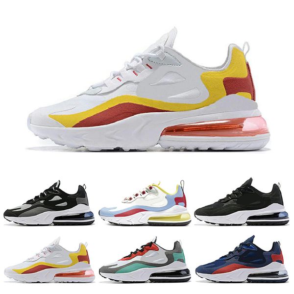 

react mens womens running shoes bauhaus white black breathable cushion mens trainers sports sneaker shoes size 40-45