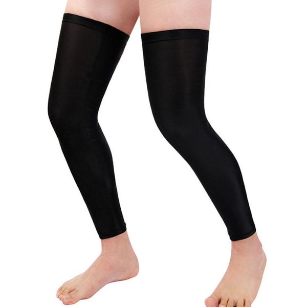 

brand 1pair cycling uv sun protection arm sleeve warmer windproof leg protection sport safety, Black