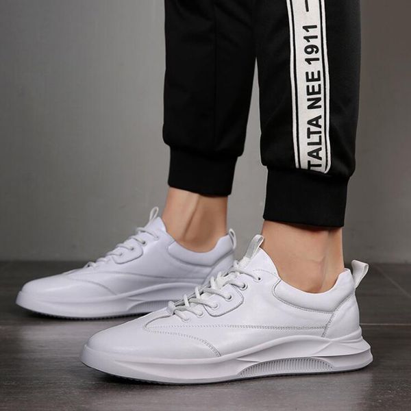 

новые мужчины кроссовки мода мужчины тренер дышащий pure white outdoor sport sneaker бесплатная доставка размер 40-44