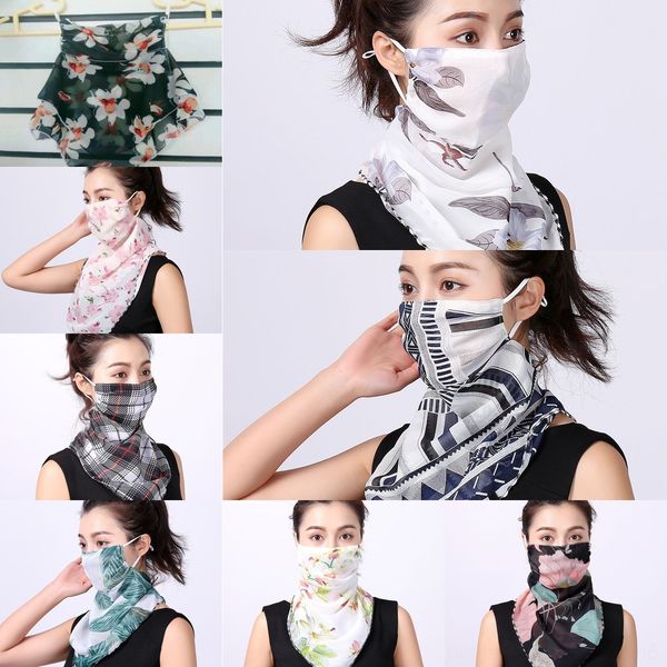 

kopji fashion mask seamless mouth novelty protective scarf wolf bandana face maskoutdoor scarf sun ring, Black