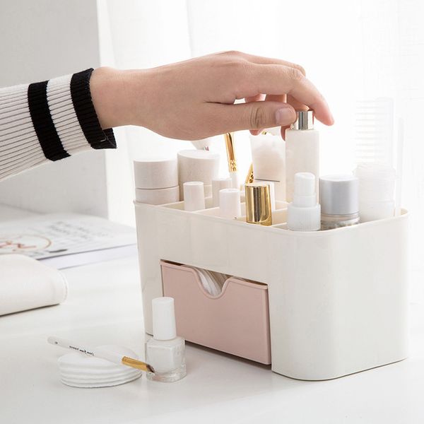 

макияж организатор губной помады щетка пластиковых косметический box desktop выдвижной ванная женщина jewelry sundries коробка контейнер