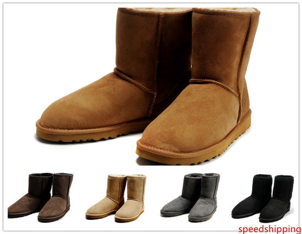 

new fashion australian classic high winter boot leather boots female boots snow boot