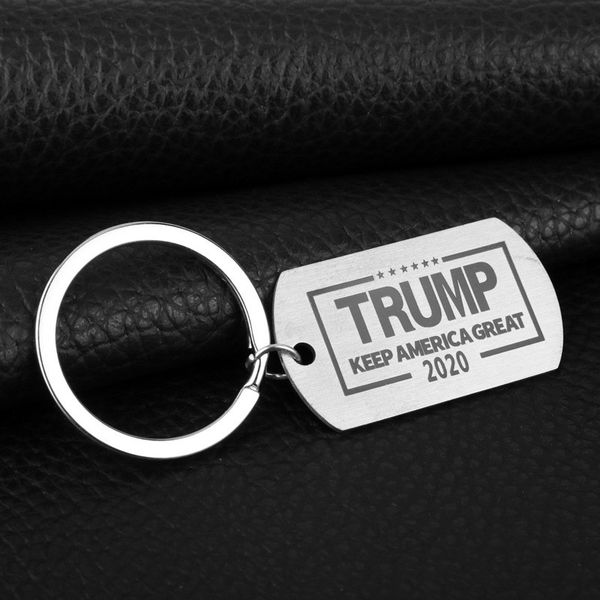 

donald trump 2020 keychain pendant make america great again commemorative coin usa president badge election supplies car buckle backpack buc