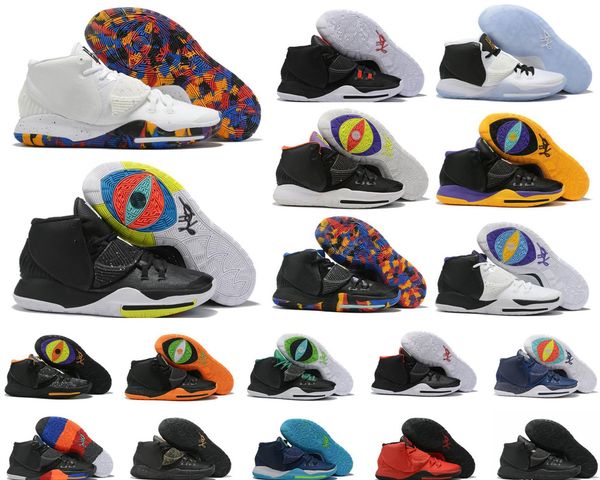 

new kyries vi 6 mens basketball shoes irving 6s ki6 zoom sport training sneakers high ankle size 40-46