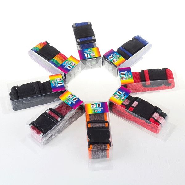 

ПВХ Коробка Регулируемый Нейлоновый Дорожный Чемодан Ремень Багажный Ремень Съе