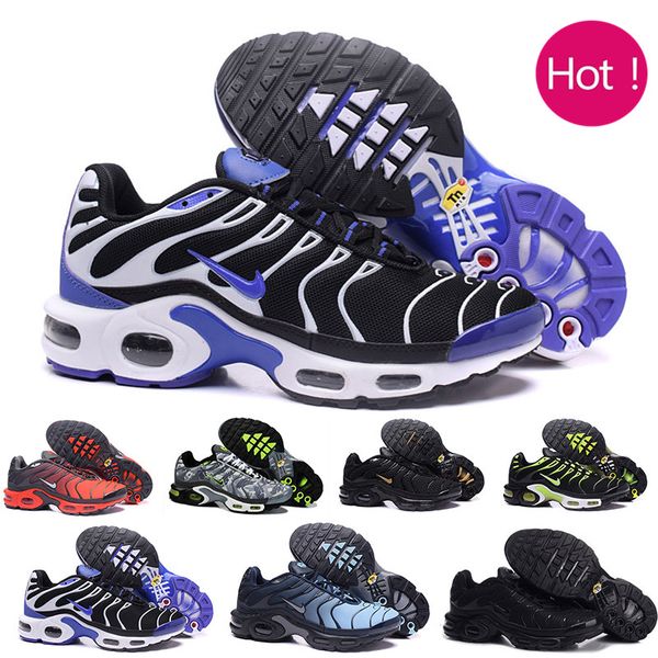 

2019 new design tn mens shoes breathable mesh chaussures homme tn requin noir outdoor shoes size 7-12 if8jf