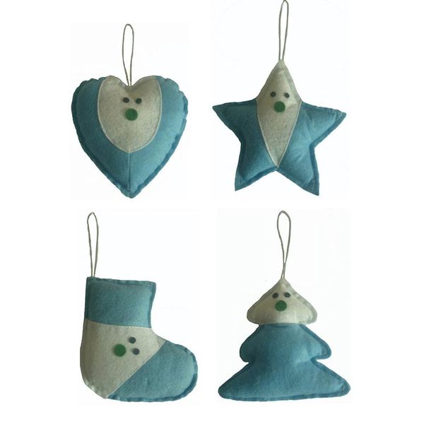 

christmas tree cute pendant christmas peach heart five-pointed star pendant diy decoration