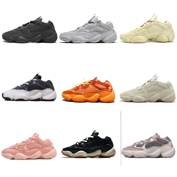 

wave runner blush desert rat salt sneakers yeezy yeezys 500 super moon yellow running shoes kanye west mens women sports shoes 5a8a#, Black