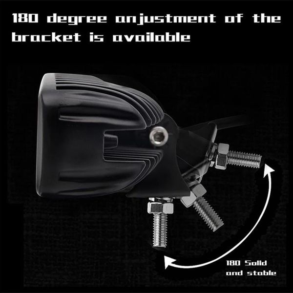 

6-led work light spotlight strobe lamp bar off-road bulbs 18w 6000k dc 12v-24v