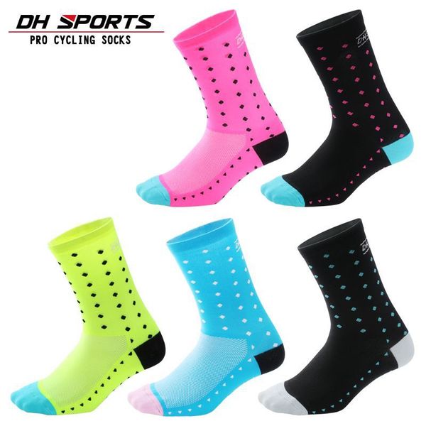 

red cycling socks men women bike mtb road bicycle sock racing running riding basketball sports socks professional ciclismo black