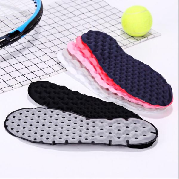 

stretch breathable deodorant running cushion insoles for feet man women insoles for shoes sole orthopedic pad memory foam, Black