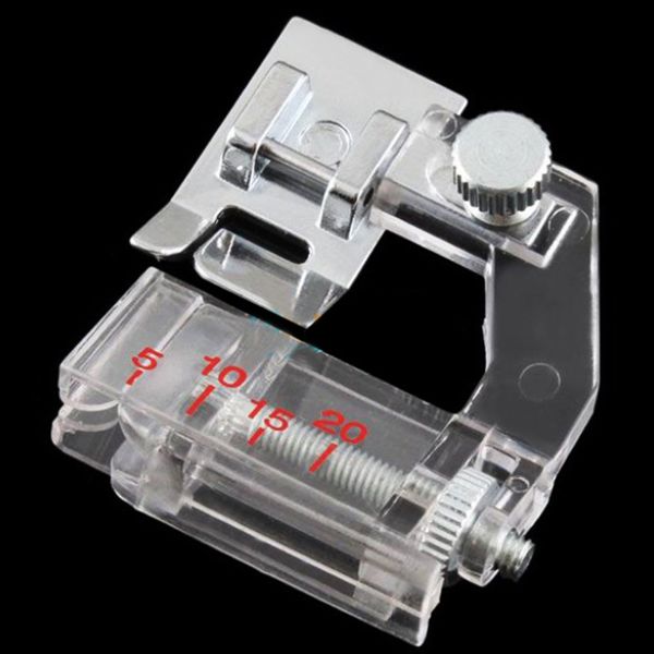 

home adjustable bias binder presser foot feet for sewing machines drop shipping, Black