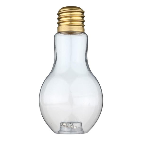 Flower Vase For Artificials Fake Artificial Clear Light Bulb Shape