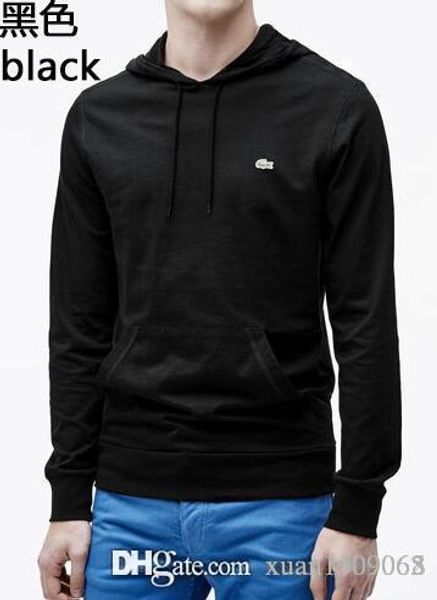 

Hooded hooded weat hirt men 039 pullover with hooded top korean tyle teen print port coat autumn men 039 hoodie, Black