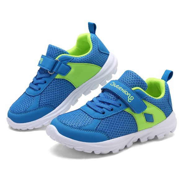 

1 пары boys blue shoes подростковая школьная спортивная обувь детские кроссовки для ходьбы ходовые огни износостойкие теннисные кроссовки ра, Black;red