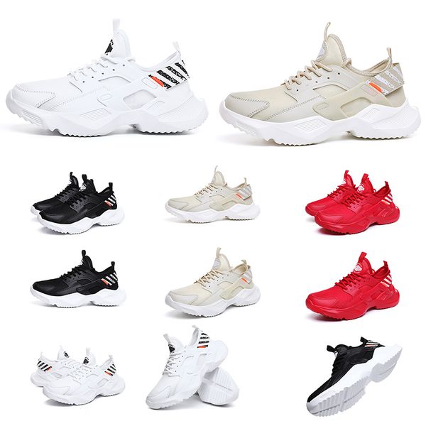 

fashion classical designer men women jogging shoes triple red white black grey breathable comfortable style trainers sports sneakers 39-45, White;red