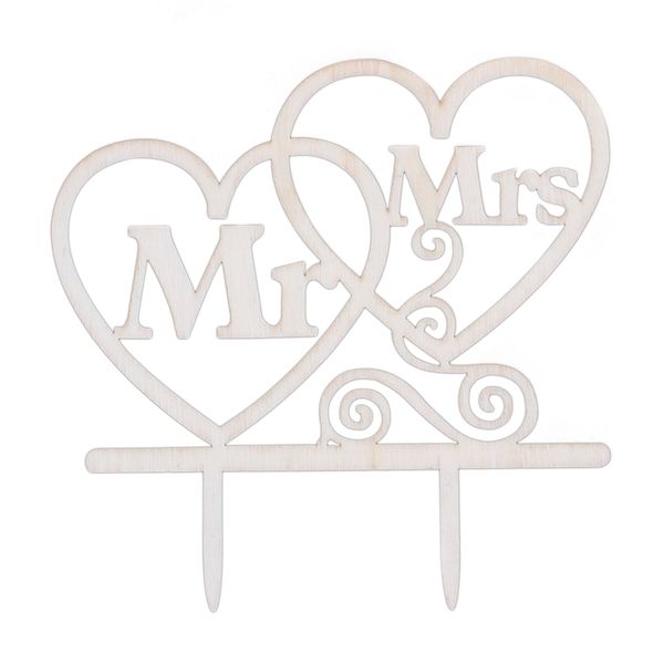 

rustic wedding cake er - mr and mrs style 38