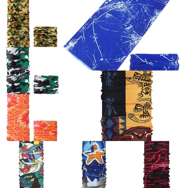 

srzlb outdoor uv protection scarf cycling bicycle scarf bandana triangle headband outdoor men's riding sportswear mask sunscreen face, Black