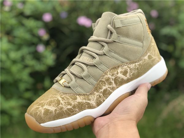 

new arrival 11 xi olive lux men s basketball shoes 11s outdoor sports shoes size eu36--47.5
