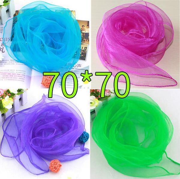 

70 70cm quare carve pure ilk chiffon olid color windproof women carve chiffon carf quare carve 1000pc lot cca11044 1lot