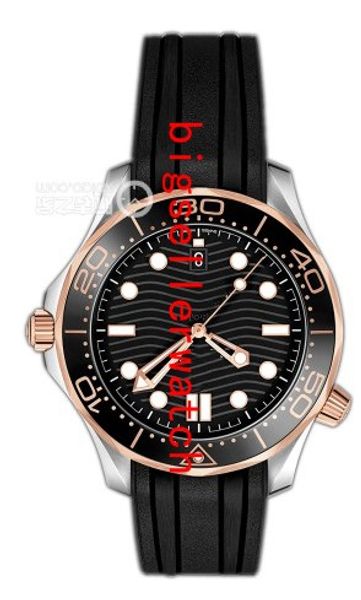 

luxury watch mens 300m 42mm 210.22.42.20.01.002 rubber bracelet automatic fashion men's watches wristwatch, Slivery;brown