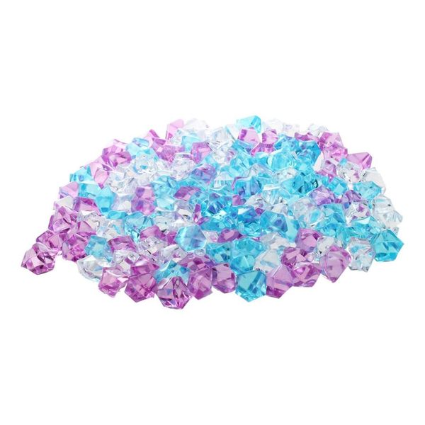 

promotion plastic aquarium decoration stone, 150 pieces, blue/ pink/ white