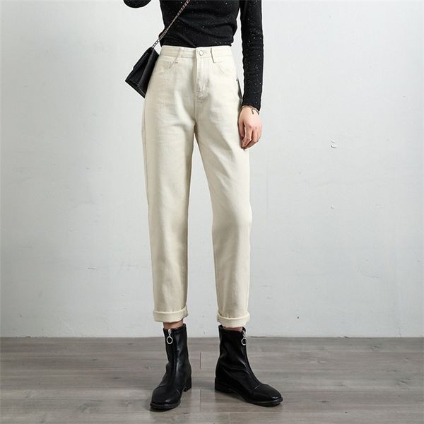 

mazefeng new 2020 women spring summer jeans casual straight empiretrousers loose denim fashionable ankle-length pants, Blue