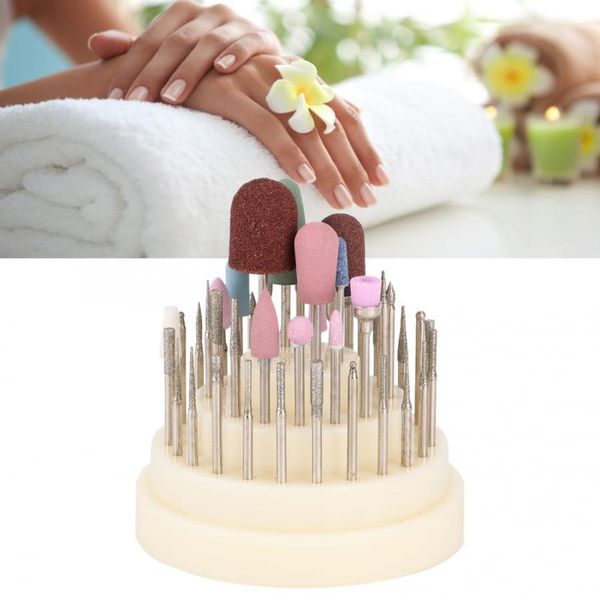 

45pcs nail drill bits file grinding head set electric manicure pedicure nail art tools