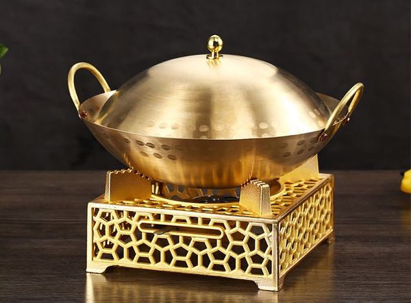 

brass pot householdcommercial soup pots 072