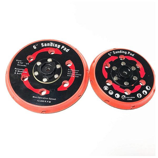 

шлифовальный pad подложка тарелка держатель для das-21e частичное rupes двойного действия полировщик da полировщик 5 дюймов + 6inch