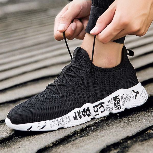 

summer men's sneakers 2019 sport shoes man breathable mesh running shoes damping trainers for male calzado de hombre sneakers