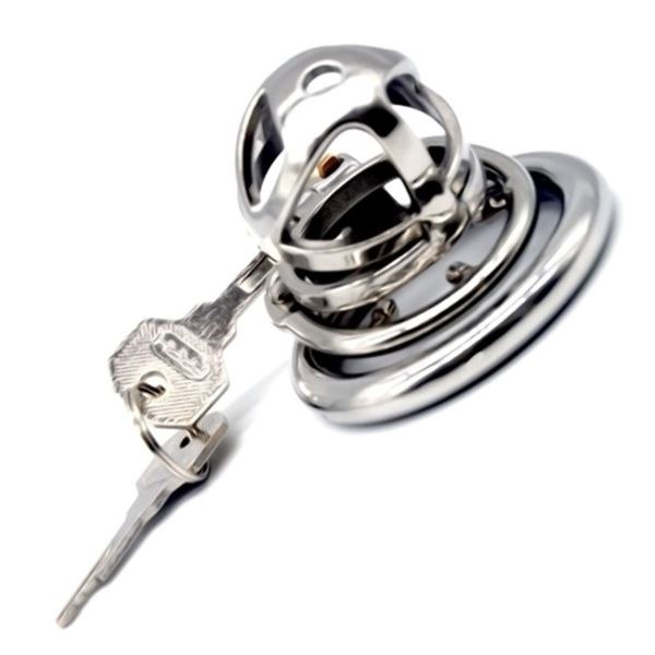 

device chastity removable stainless cage with anti-off rings steel bondage chastity male cockrings g7-1-252e toys for men barbed kkksg