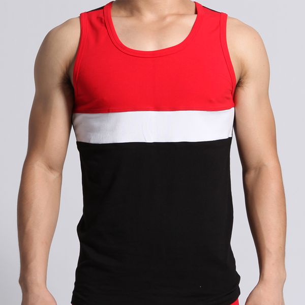 

seobean new mens cotton debardeur homme gym vests casual undershirt sleeveless tank tee t-shirts mens workout clothing, Black;brown
